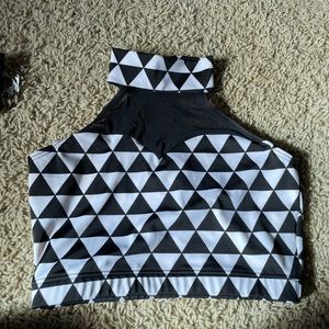 Cropped performance top